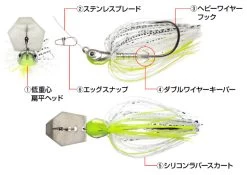 Jack Hammer Chatterbait, Evergreen -Vision Winkel 13103001r 4