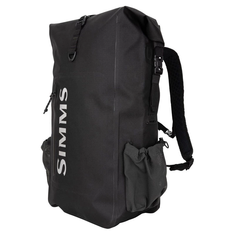 Simms Dry Creek Rolltop Backpack Black 3 Simms Dry Creek Rolltop Backpack Black