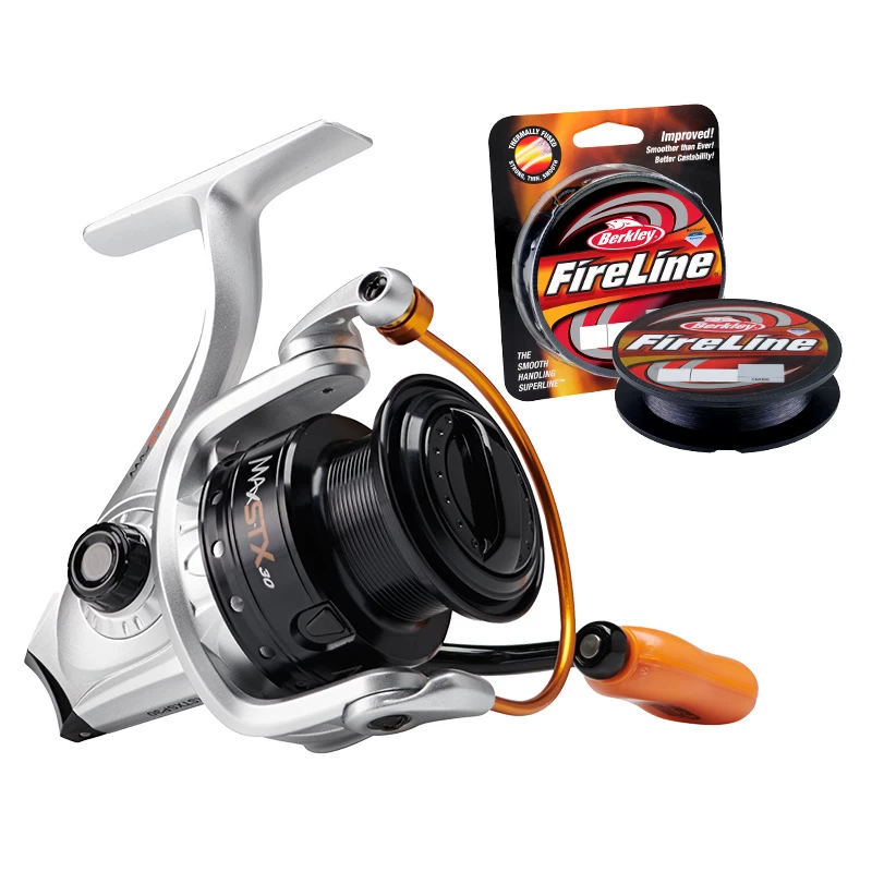 Abu Garcia Max STX, Spooled Fireline 3 Abu Garcia Max STX, Spooled Fireline