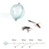 Fladen Flugkast With Float Bead And Wet Flies -Vision Winkel 16 7604 1