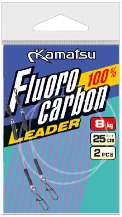 Kamatsu Fluorocarbon Leader (2pcs) -Vision Winkel 278025030r 2