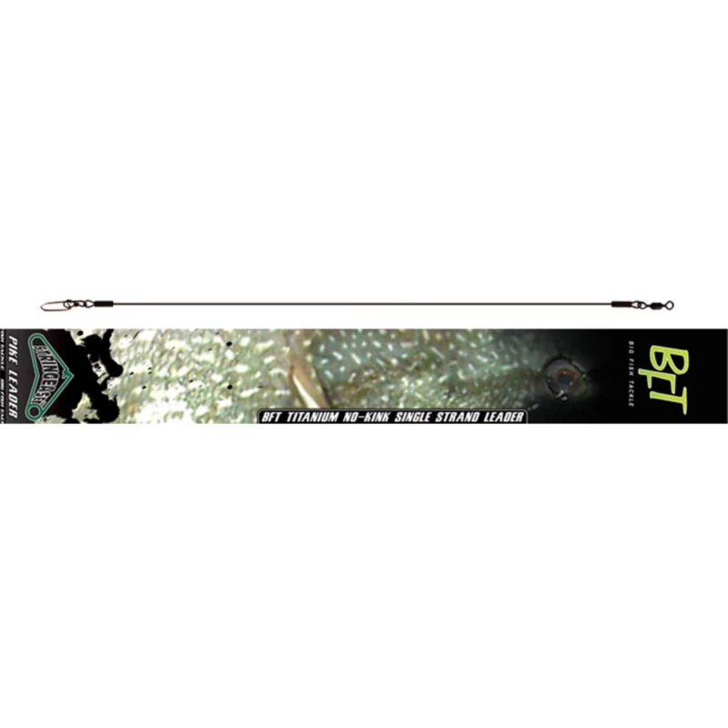BFT Stiff Jerkbait Leader Titanium 12' (30 Cm) 3 BFT Stiff Jerkbait Leader Titanium 12' (30 Cm)