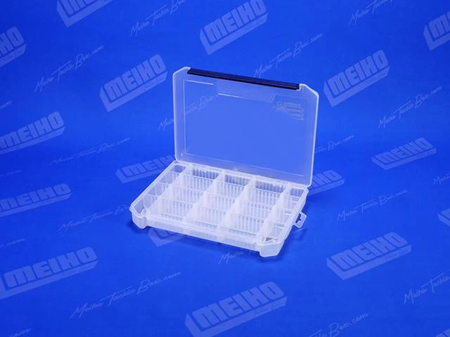 Meiho Versus Tackle Box 255x190x40mm - Clear 5 Meiho Versus Tackle Box 255x190x40mm - Clear - Afbeelding 3