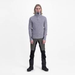 Ulvang Rav Sweater W/zip Grey Melange -Vision Winkel 77005 11200r 5