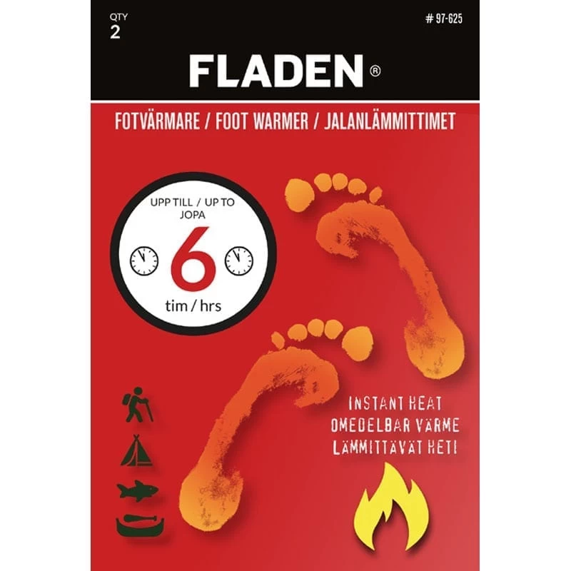 Fladen Fotvärmare 7cm X 9cm (2-pak) 3 Fladen Fotvärmare 7cm X 9cm (2-pak)
