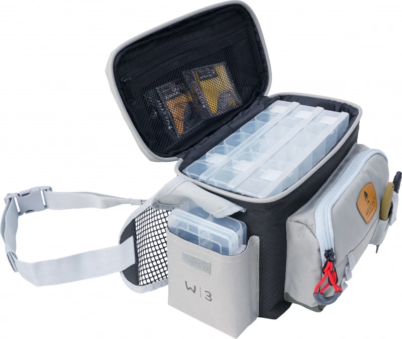 Westin W3 Waist Pack (4 Boxes) Grey/Black Large 4 Westin W3 Waist Pack (4 Boxes) Grey/Black Large - Afbeelding 2