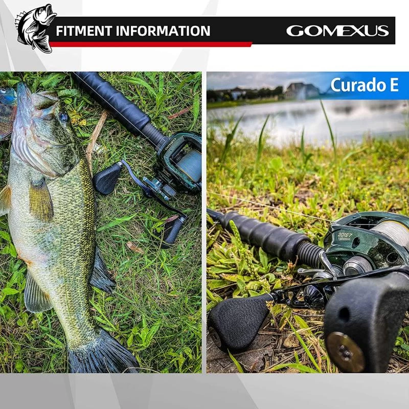 Gomexus 110mm Aluminium Handle With 35mm TPE Knob 7 Gomexus 110mm Aluminium Handle With 35mm TPE Knob - Afbeelding 5