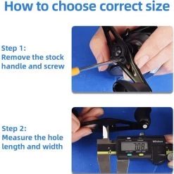 Gomexus 110mm Aluminium Handle With 35mm TPE Knob 23 Gomexus 110mm Aluminium Handle With 35mm TPE Knob -Vision Winkel BS110HTE35BKTNr 7