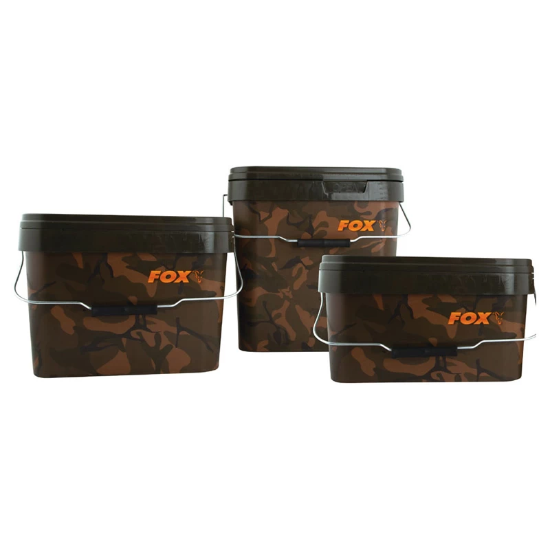 Fox Camo Square Bucket 3 Fox Camo Square Bucket