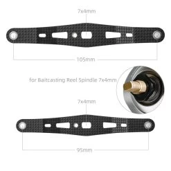 Gomexus Carbon Fibre Double Handle 16 Gomexus Carbon Fibre Double Handle -Vision Winkel DCS105A30BKGDr 2