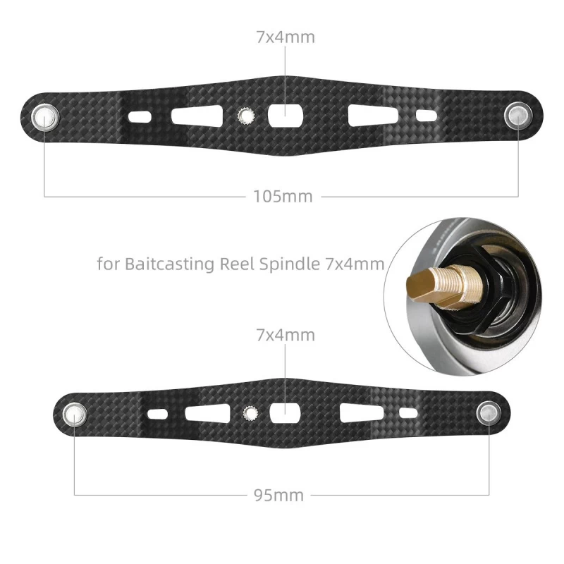 Gomexus Carbon Fibre Double Handle 4 Gomexus Carbon Fibre Double Handle - Afbeelding 2