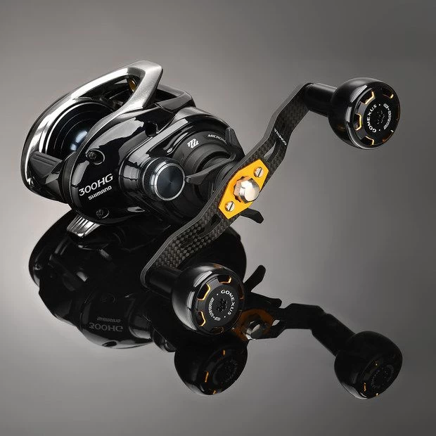 Gomexus 105mm Carbon Swept Handle With 30mm Aluminium Knob 4 Gomexus 105mm Carbon Swept Handle With 30mm Aluminium Knob - Afbeelding 2