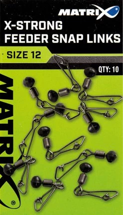 Matrix X-Strong Feeder Snap Links (10pcs) 5 Matrix X-Strong Feeder Snap Links (10pcs) -Vision Winkel GAC373r 2