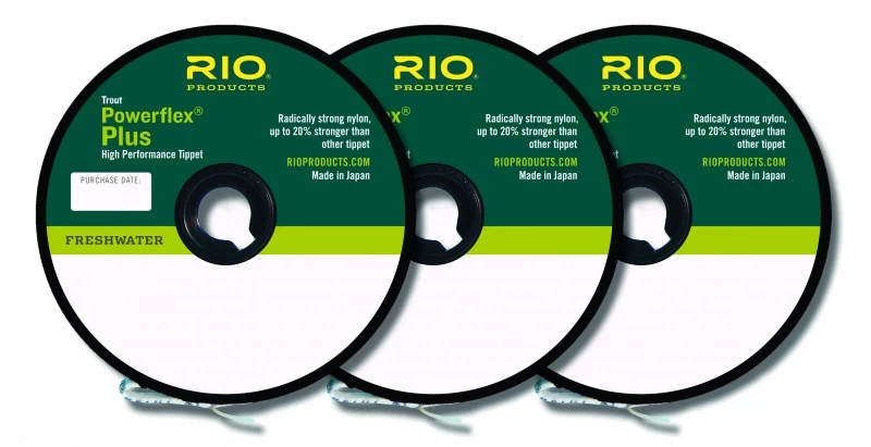 RIO PowerFlex Plus Tippet 3-pak 3 RIO PowerFlex Plus Tippet 3-pak