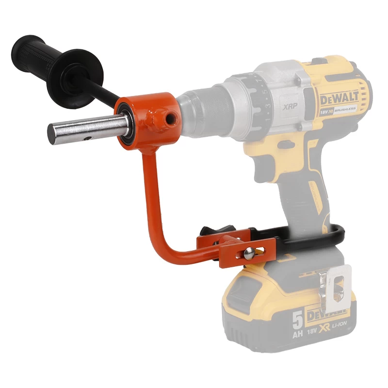 Hurricane Auger Drill Adapter W. Handle 3 Hurricane Auger Drill Adapter W. Handle